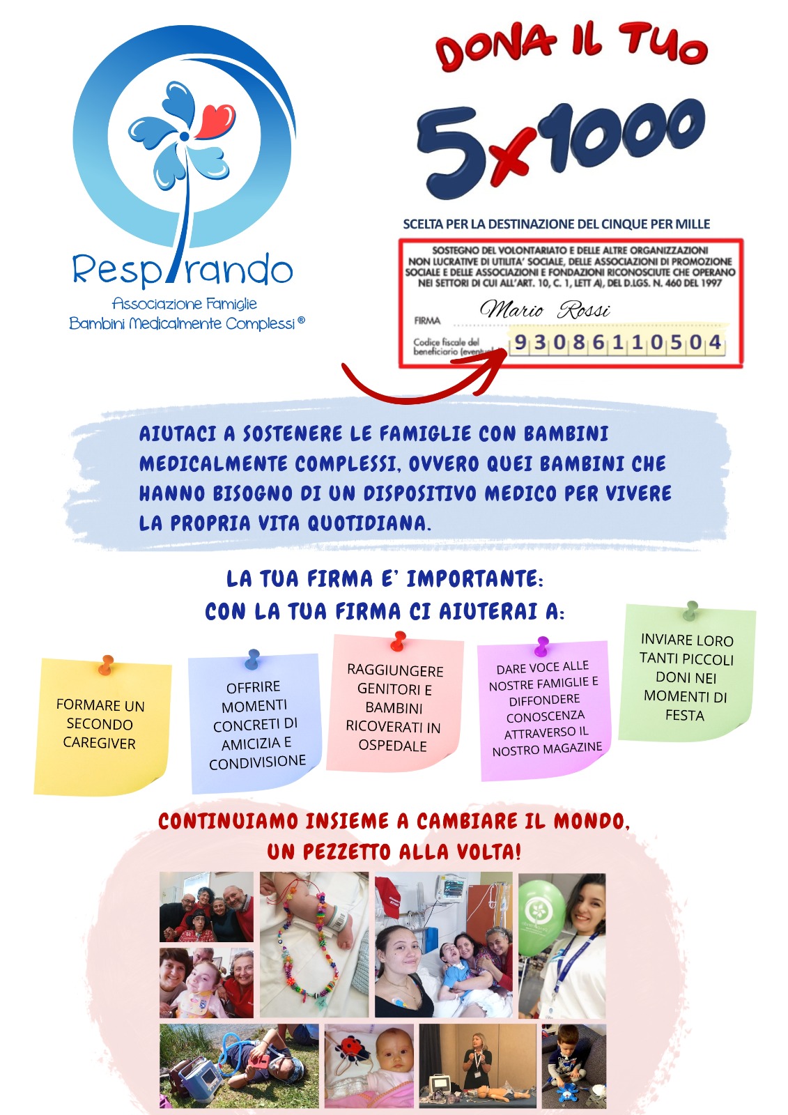 Dona il tuo 5×1000 a Respirando